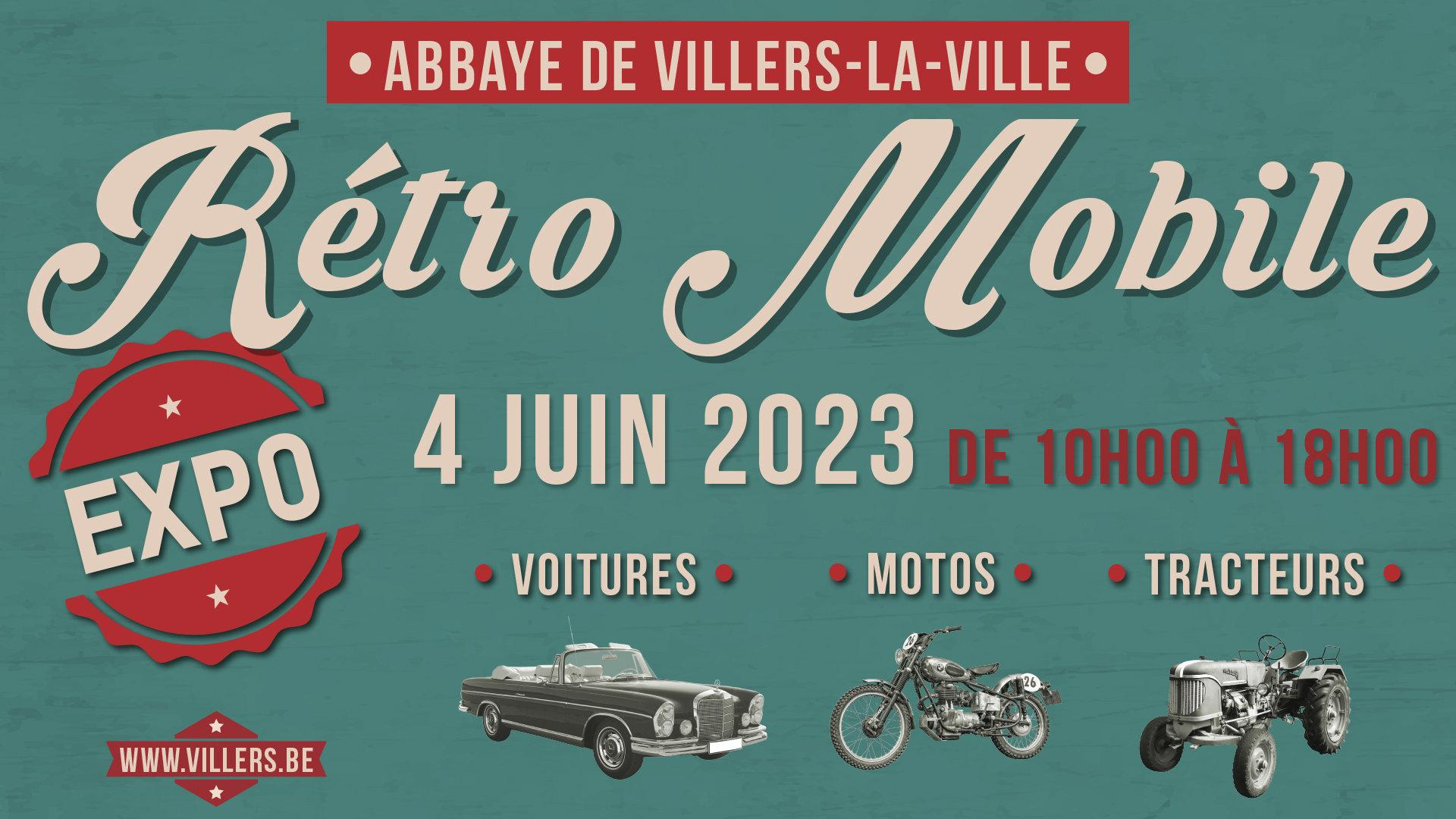 Retro Mobile à l&rsquo;Abbaye de Villers la Ville