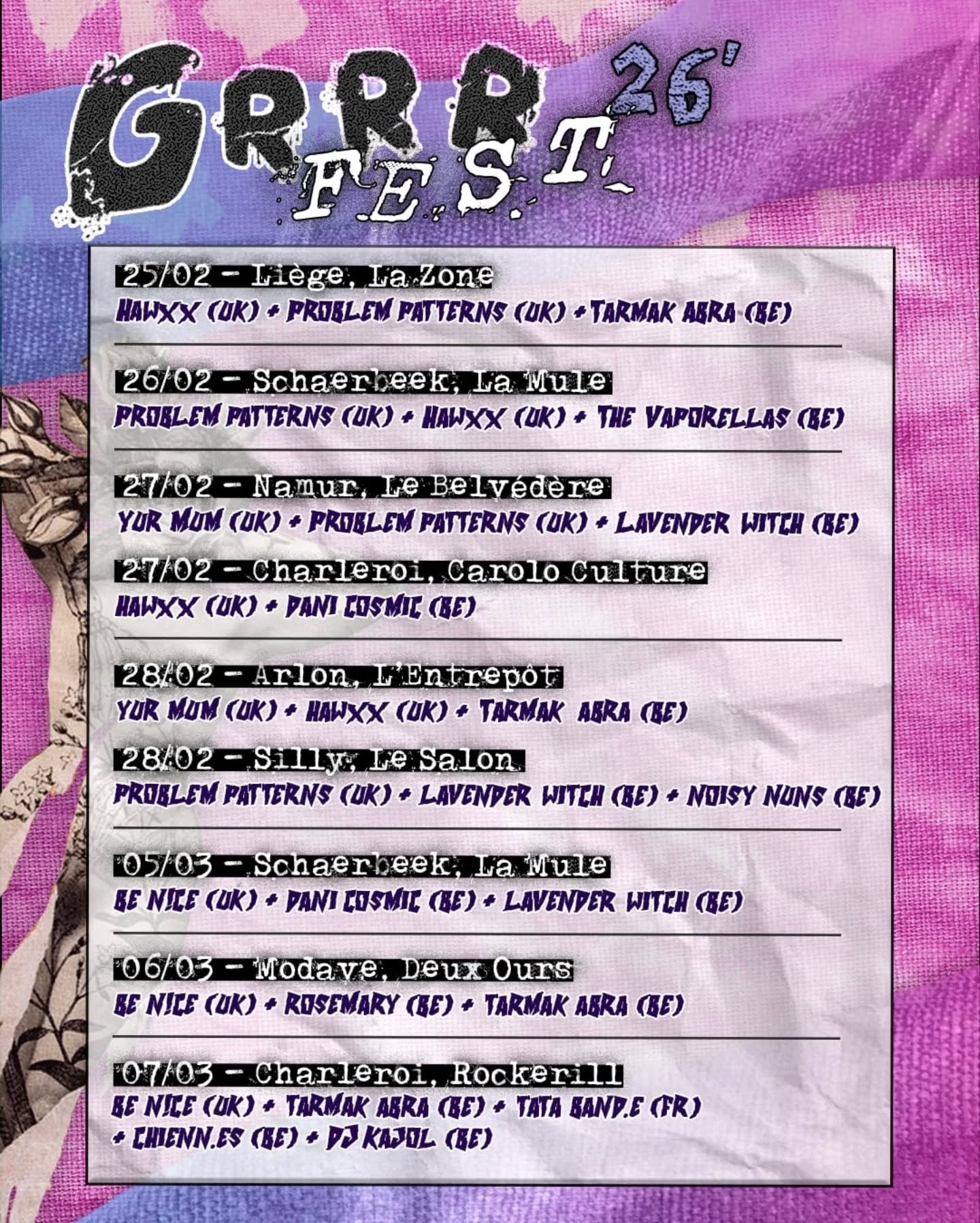 Affiche GRRR Fest 2026