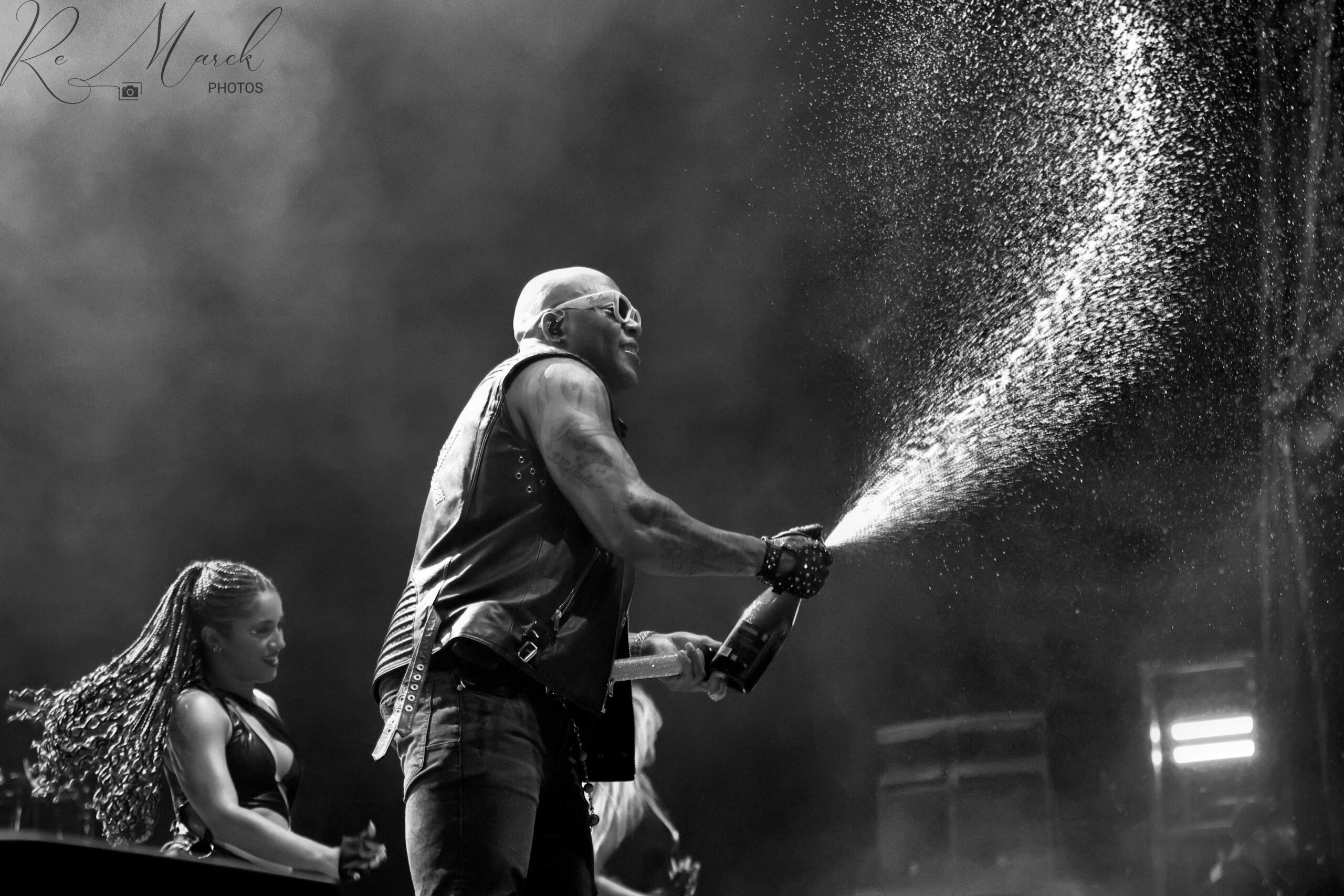 Flo Rida fait péter le champagne à Forest National.