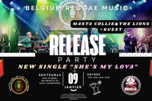 « MASTA COLLIE & THE LIONS »: le Reggae frappe fort dès 2026…Et c&rsquo;est du belge! Concours gratuit 2×1 place